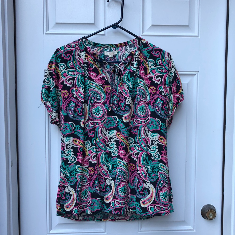Tulle Paisley Blouse